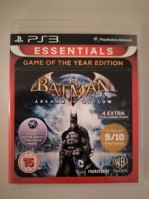 Batman Arkham Asylum Game of the Year Edition PS3 игра като ново