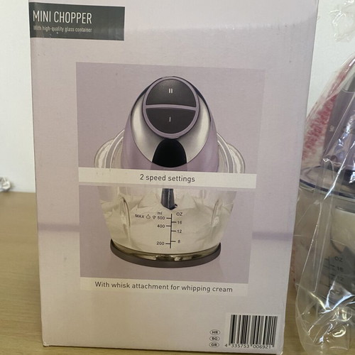 Silvercrest kitchen mini chopper, 2-speed, 500W, 0.5L