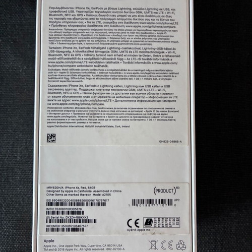 Apple iPhone XR 64GB Product(RED) smartphone