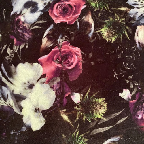 Floral skirt new, size L 40 12, pink multicolor