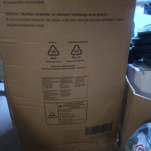 White folding kiosk 6x3, new