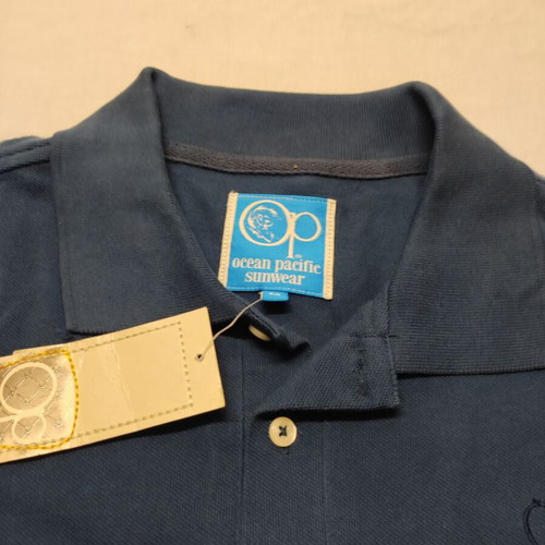 Ocean Pacific OP Medium Polo Shirt new, blue