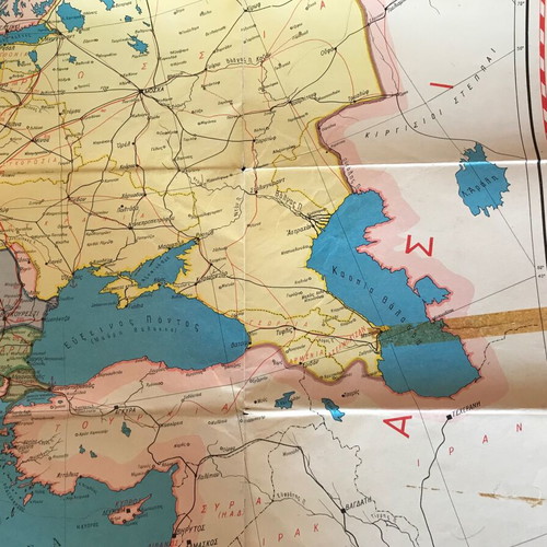 Europe maps and world map like new, set of 5 pieces