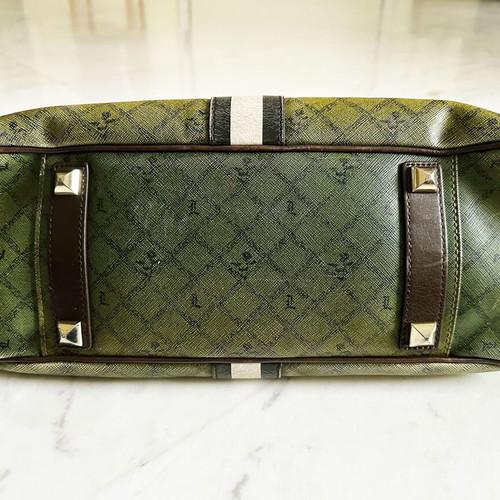 L.A.M.B Gwen Stefani shoulder bag used, vintage, 40 cm, rasta colors