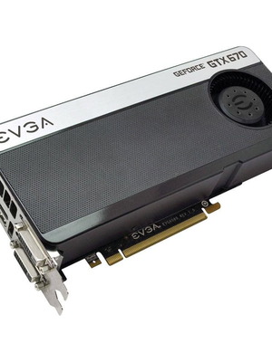 EVGA GeForce GTX670 2GB GDDR5 256bit graphics card used