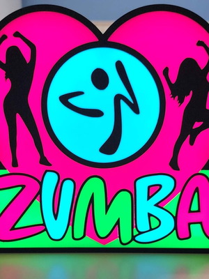 Zumba φωτιστικό σαν καινούργιο, λειτουργεί με USB και διακόπτη