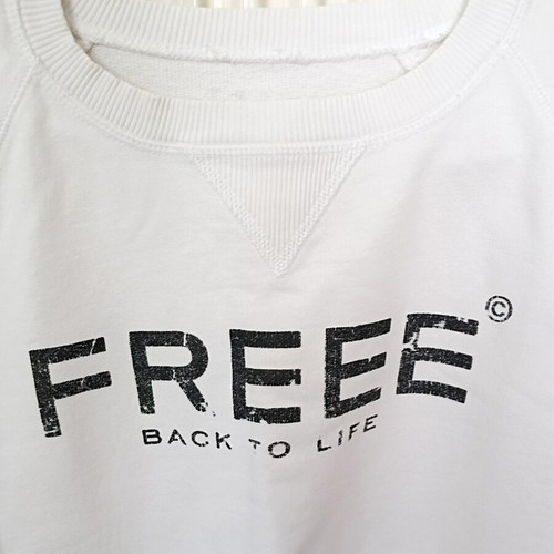 Unisex short-sleeve cotton T-shirt, white
