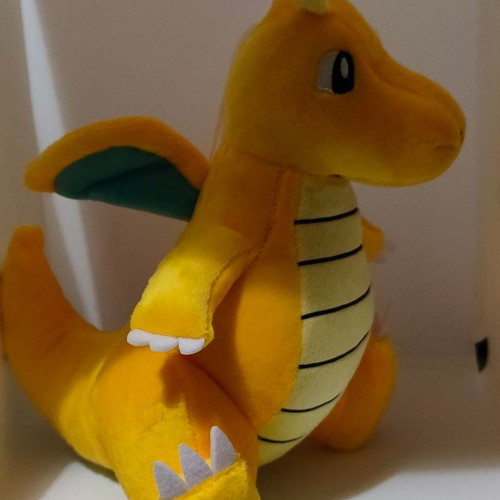 Pokemon Dragonite plush toy like new, yellow 20cm