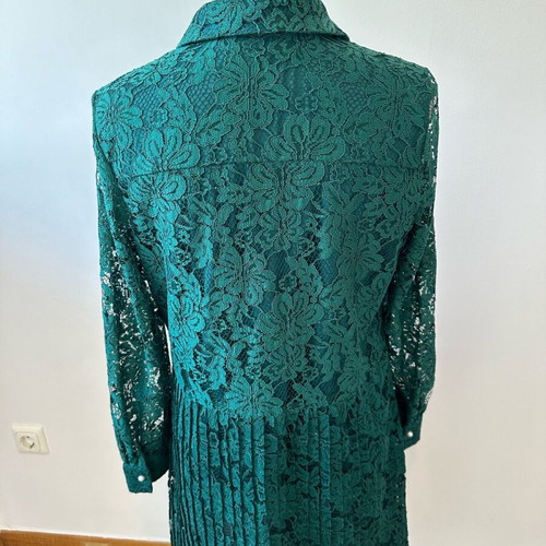 Zara dress new emerald lace medium