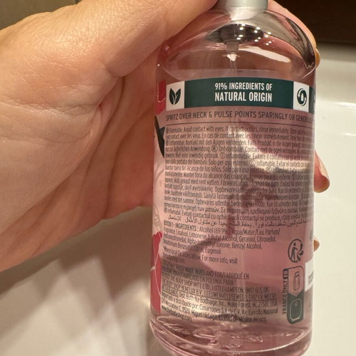 The Body Shop British Rose Eau De Toilette 100ml like new, vegan