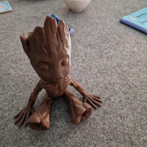 Groot planter new, decorative 3d printed