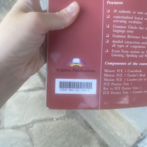 Mission FCE 1 English language book new