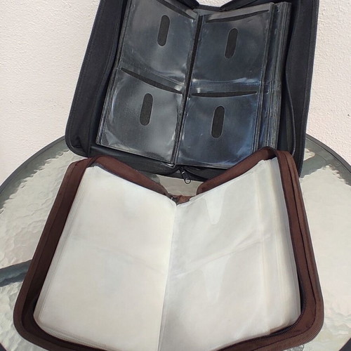 CD - DVD cases used, black 96 slots and brown 72 slots