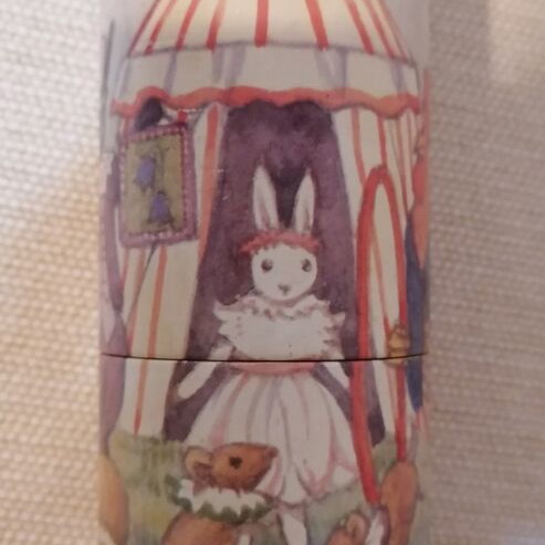 Little Grey Rabbit Kaleidoscope toy Sankyo Shoji Japan like new