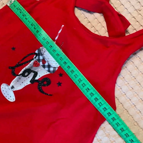 Lapin House sleeveless top like new, size 8, red