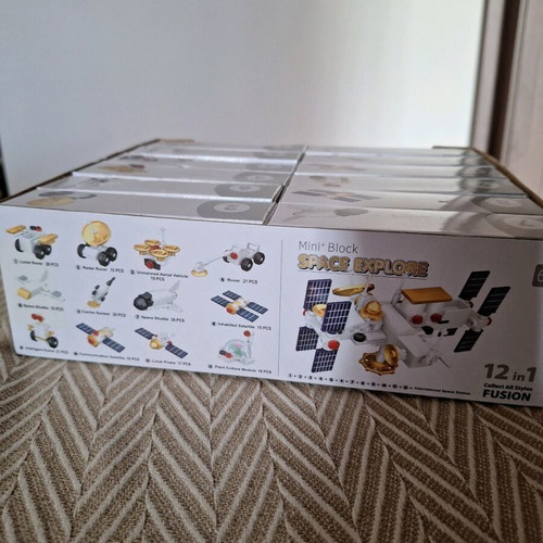 Building blocks Space explore new, set of 12 small constructions