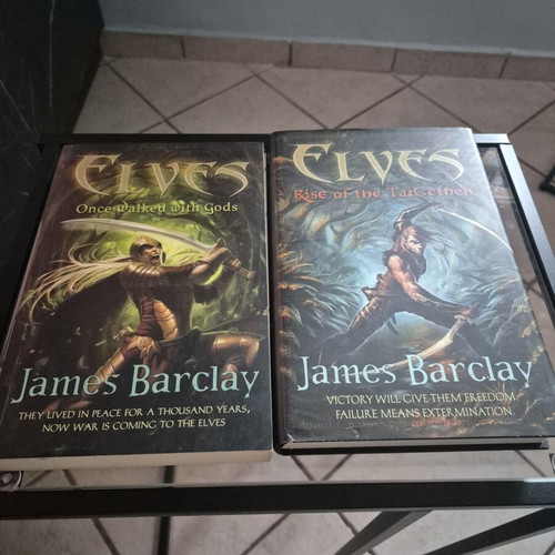 Elves Series Books 1 & 2 by James Barclay, like new