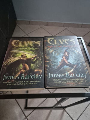 Elves Series Books 1 & 2 by James Barclay, like new