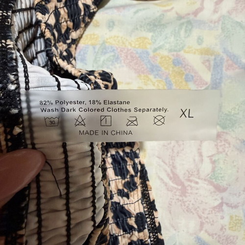 Leopard Print Bikini Set XL like new