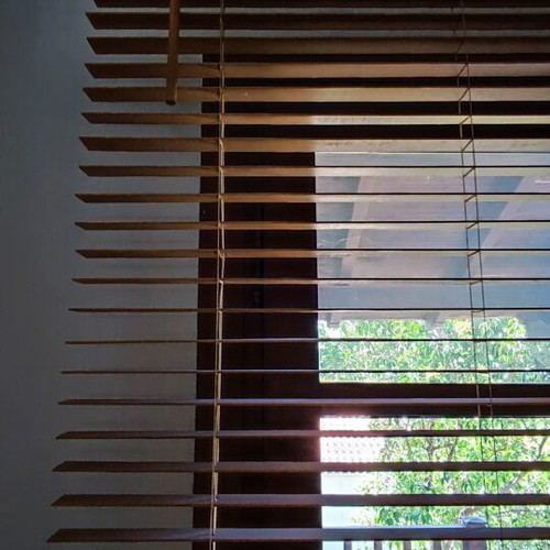 Ikea Lindmon wooden blinds like new, set of 2, 80x155 cm