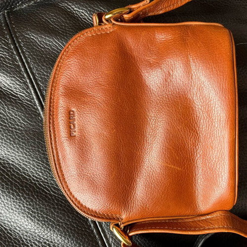 Picard women's crossbody bag new, natural leather, brown