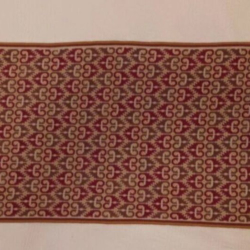 Antique cross-stitch embroidery 105x37 cm