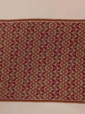 Antique cross-stitch embroidery 105x37 cm
