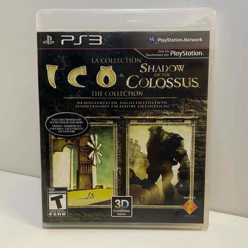 Ico & Shadow of the Colossus HD Collection game for PlayStation 3 like new