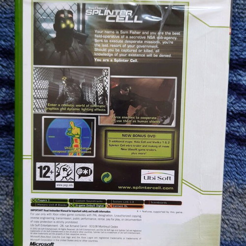 Splinter Cell Classics Xbox used
