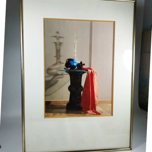 Silk Screen Print by Michalis Makroulakis 1987 used