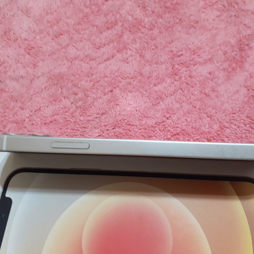 iPhone 12 64GB white used with speaker issue, battery 73%