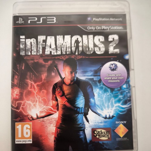 InFamous 2 PS3 game like new