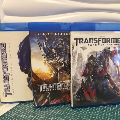 Transformers complete Blu-Ray collection used with Greek subtitles