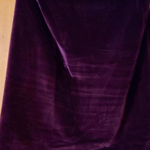 Women's velvet tailored suit like new, handmade with decorative details