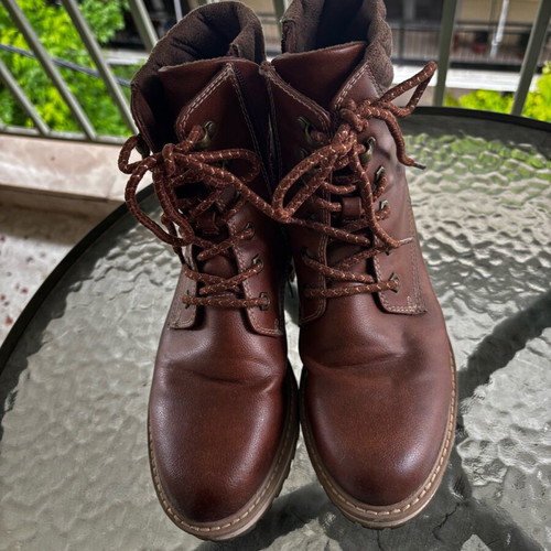 Tamaris boots used, brown, size 38