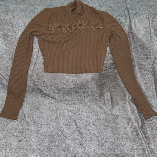Brown blouse new, size XS