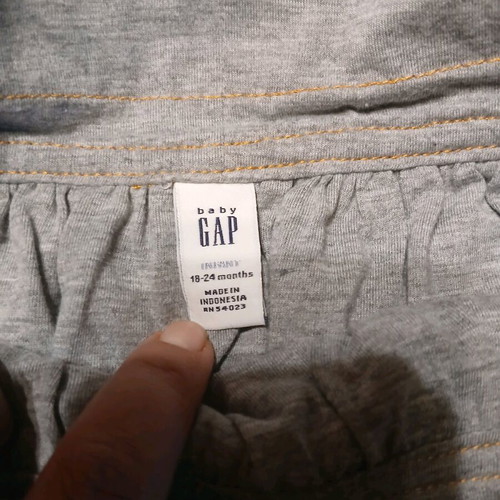 Baby Gap denim dress for girl 18-24 months like new, 100% cotton
