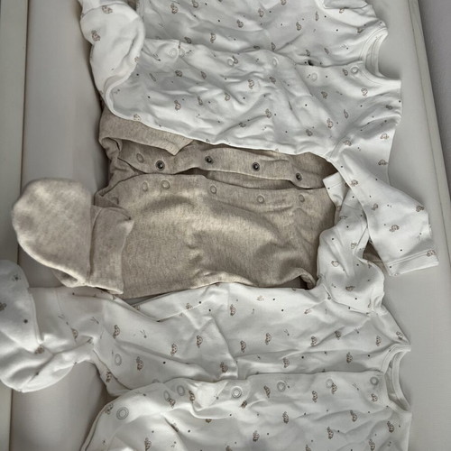 Pure Cotton Sleepsuits 3 Pack M&S Newborn 3-6 Months