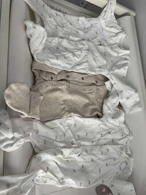 Pure Cotton Sleepsuits 3 Pack M&S Newborn 3-6 Months