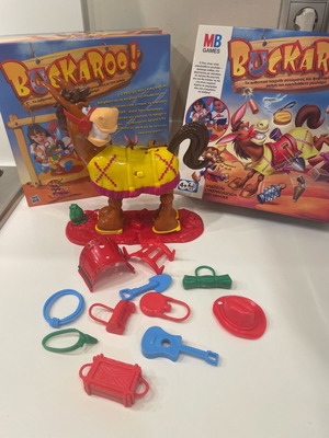 Buckaroo kids game like new, missing 2 luggage and instructions