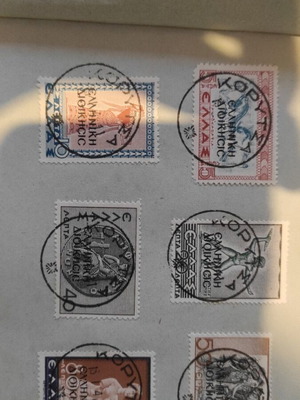 Military postal album, genuine