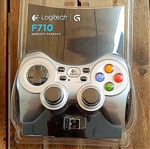Logitech F710 Ασύρματο Gamepad για PC Γκρι