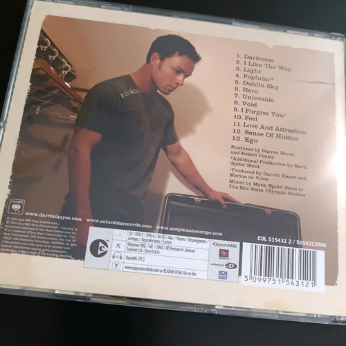 Darren Hayes The Tension and the Spark CD like new