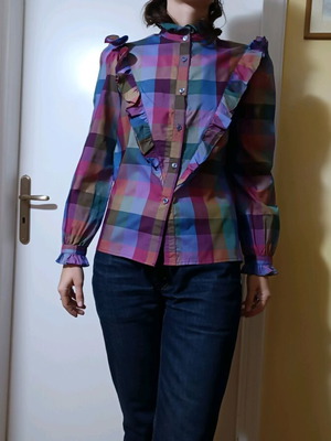 Vintage multicolor shirt S-M used