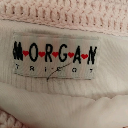 Morgan knitted skirt like new, handmade cotton with lining