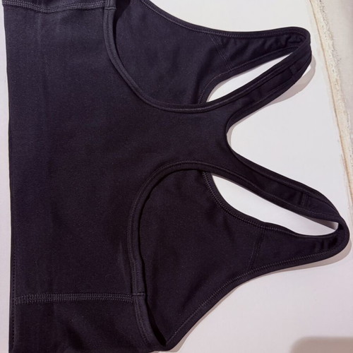 Nike black sports bra, size S