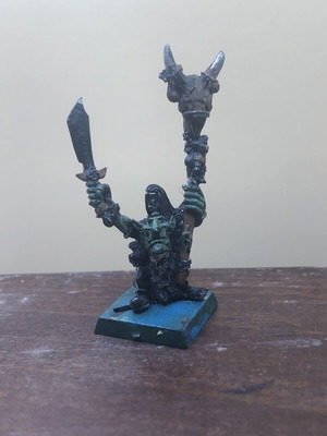 GW Warhammer Night Goblin Shaman metal figure used
