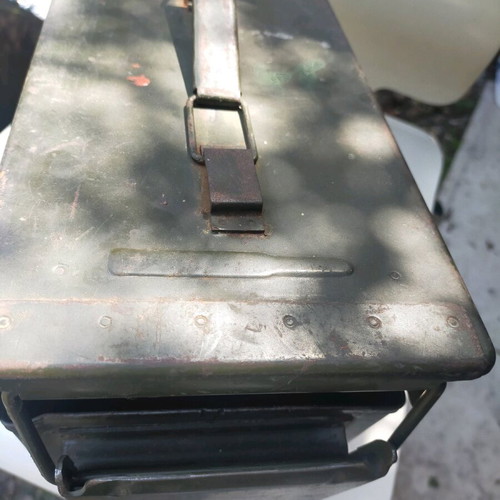 Army bag used, heavy, 30x15x20 cm