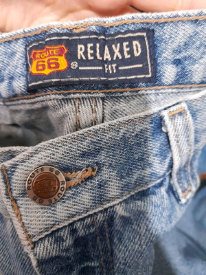 Jeans new, straight fit, size L 40 12, blue