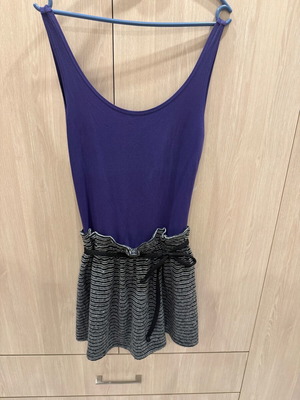 Attrattivo mini dress like new, gray and purple, size L